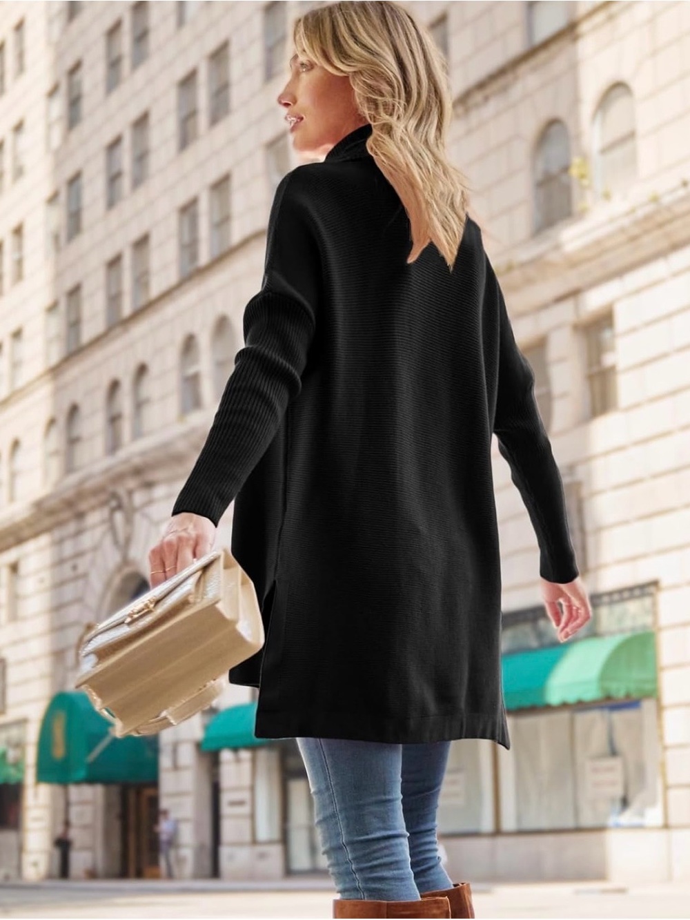 Oversized Turtleneck Sweater - Picture 6 of 11